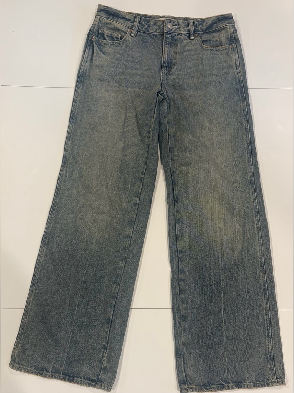 PacSun Casey Low Rise Baggy Jeans – Vintage Inspired Medium Wash - Size 26